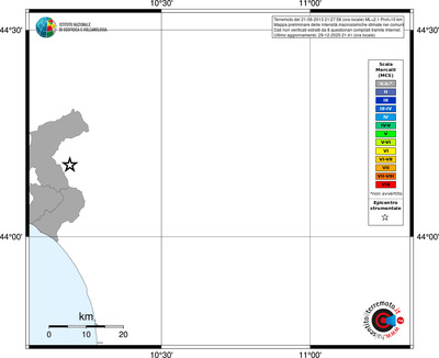 Mappa MCS - territori comuni