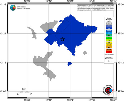 Mappa EMS - territori comuni