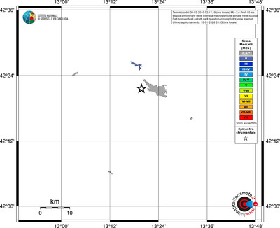 Mappa MCS - territori località