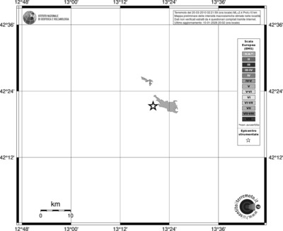 Mappa EMS - territori località