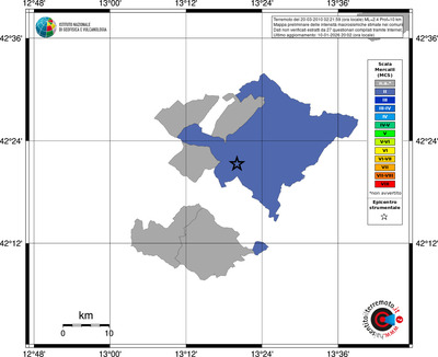 Mappa MCS - territori comuni