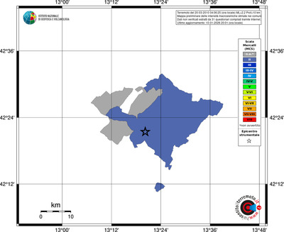 Mappa MCS - territori comuni