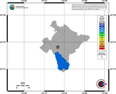 Mappa MCS - territori comuni