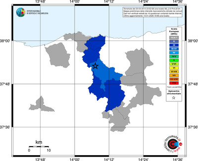 Mappa EMS - territori comuni