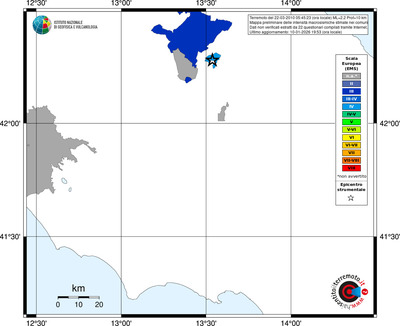 Mappa EMS - territori comuni
