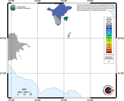 Mappa MCS - territori comuni