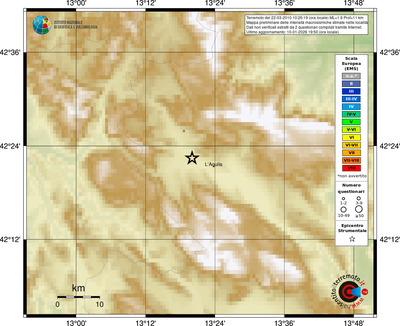 Mappa EMS - località