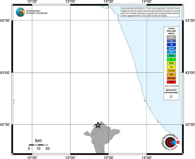 Mappa MCS - territori comuni