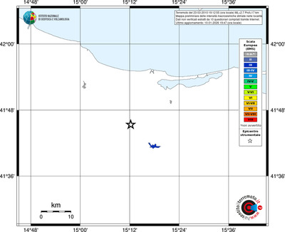 Mappa EMS - territori località