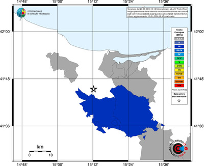 Mappa EMS - territori comuni