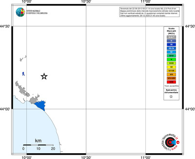 Mappa MCS - territori località