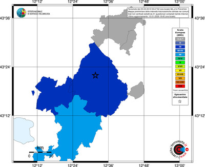 Mappa EMS - territori comuni