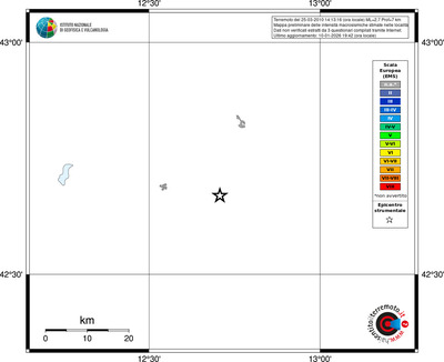 Mappa EMS - territori località