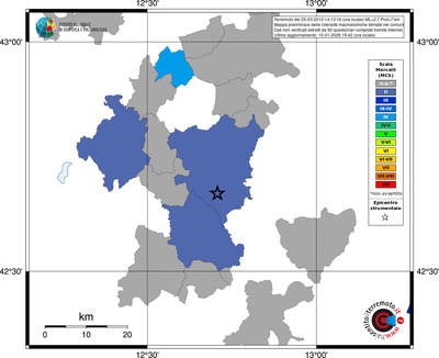 Mappa MCS - territori comuni