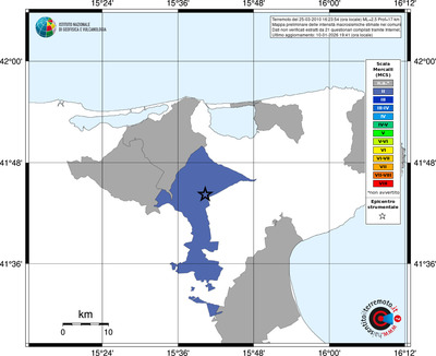 Mappa MCS - territori comuni