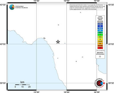 Mappa MCS - territori località