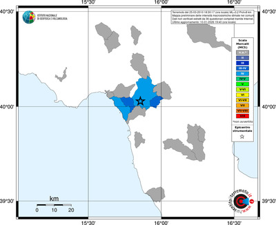 Mappa MCS - territori comuni