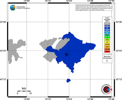 Mappa EMS - territori comuni