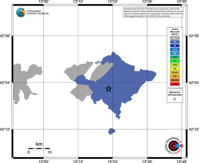 Mappa MCS - territori comuni