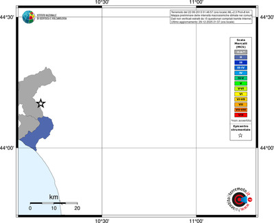 Mappa MCS - territori comuni