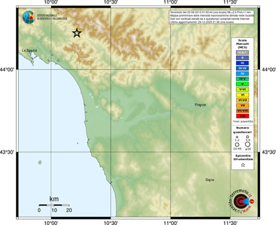Mappa MCS - località