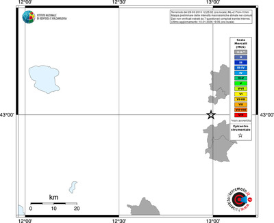 Mappa MCS - territori comuni