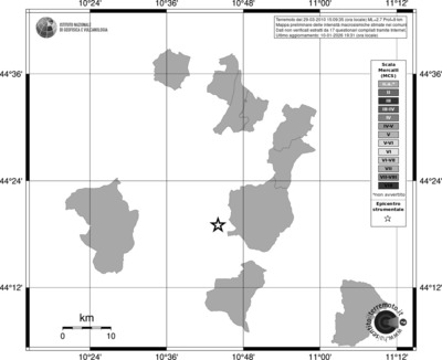 Mappa MCS - territori comuni