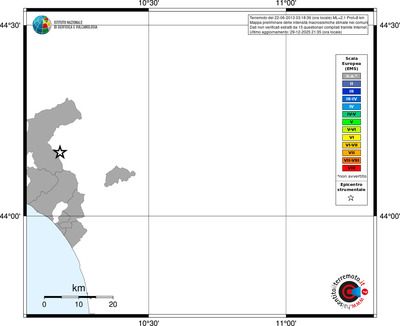 Mappa EMS - territori comuni