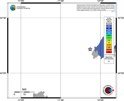 Mappa MCS - territori comuni