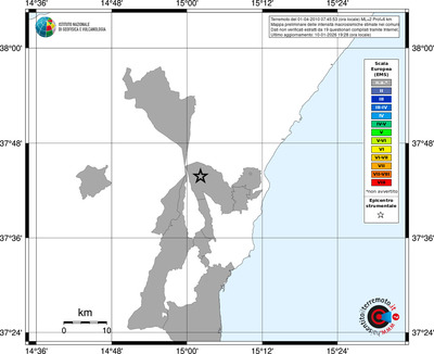 Mappa EMS - territori comuni