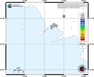 Mappa EMS - territori località