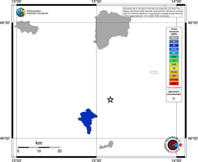 Mappa EMS - territori comuni