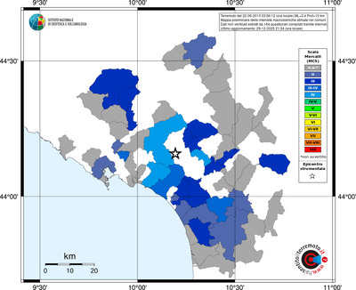 Mappa MCS - territori comuni