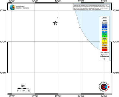 Mappa EMS - territori località