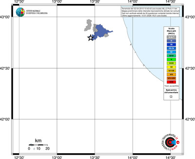 Mappa MCS - territori comuni