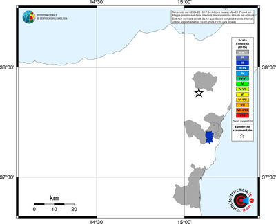 Mappa EMS - territori comuni