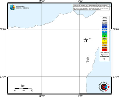 Mappa MCS - territori località
