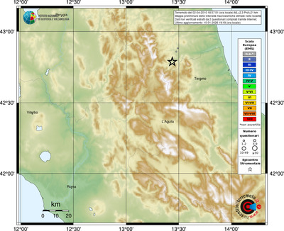 Mappa EMS - località
