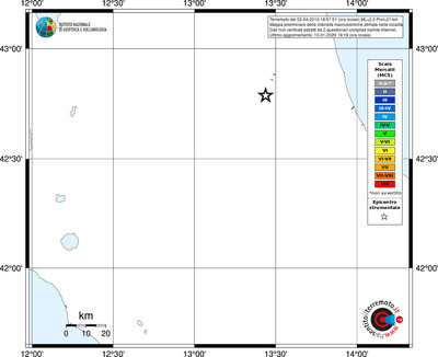 Mappa MCS - territori località
