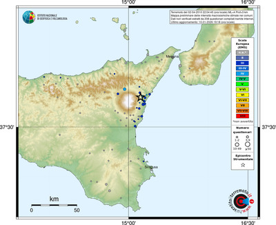 Mappa EMS - comuni
