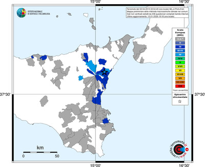 Mappa EMS - territori comuni