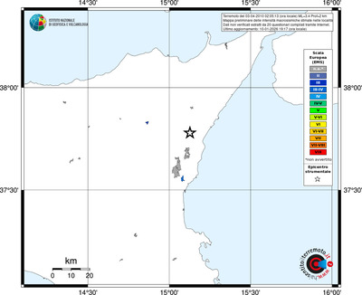 Mappa EMS - territori località