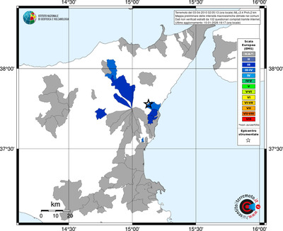 Mappa EMS - territori comuni