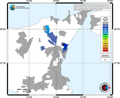 Mappa MCS - territori comuni