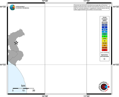 Mappa EMS - territori comuni