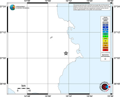 Mappa EMS - territori località