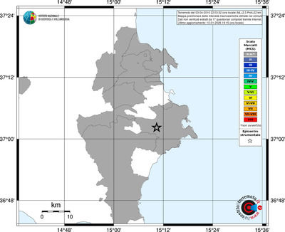 Mappa MCS - territori comuni