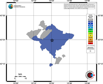 Mappa MCS - territori comuni
