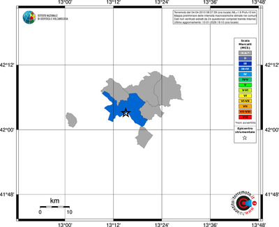 Mappa MCS - territori comuni