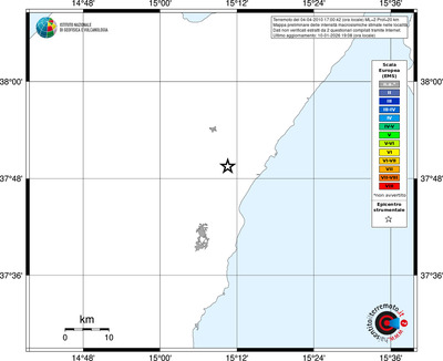 Mappa EMS - territori località